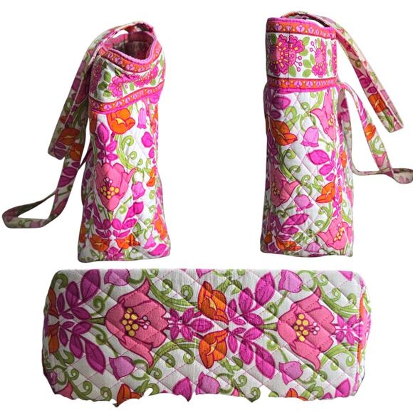 Lillie Bell Discounted Vera Bradley Get Carried Away Tote Laptop Diaper Bag - Picture 5 of 7